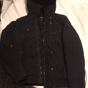 Black guess winter jacket